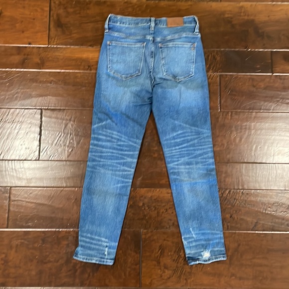 Madewell Slim Straight Distressed button jeans - Picture 3 of 5